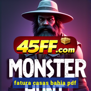 fatura casas bahia pdf